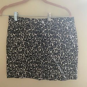 Mini cheetah skirt